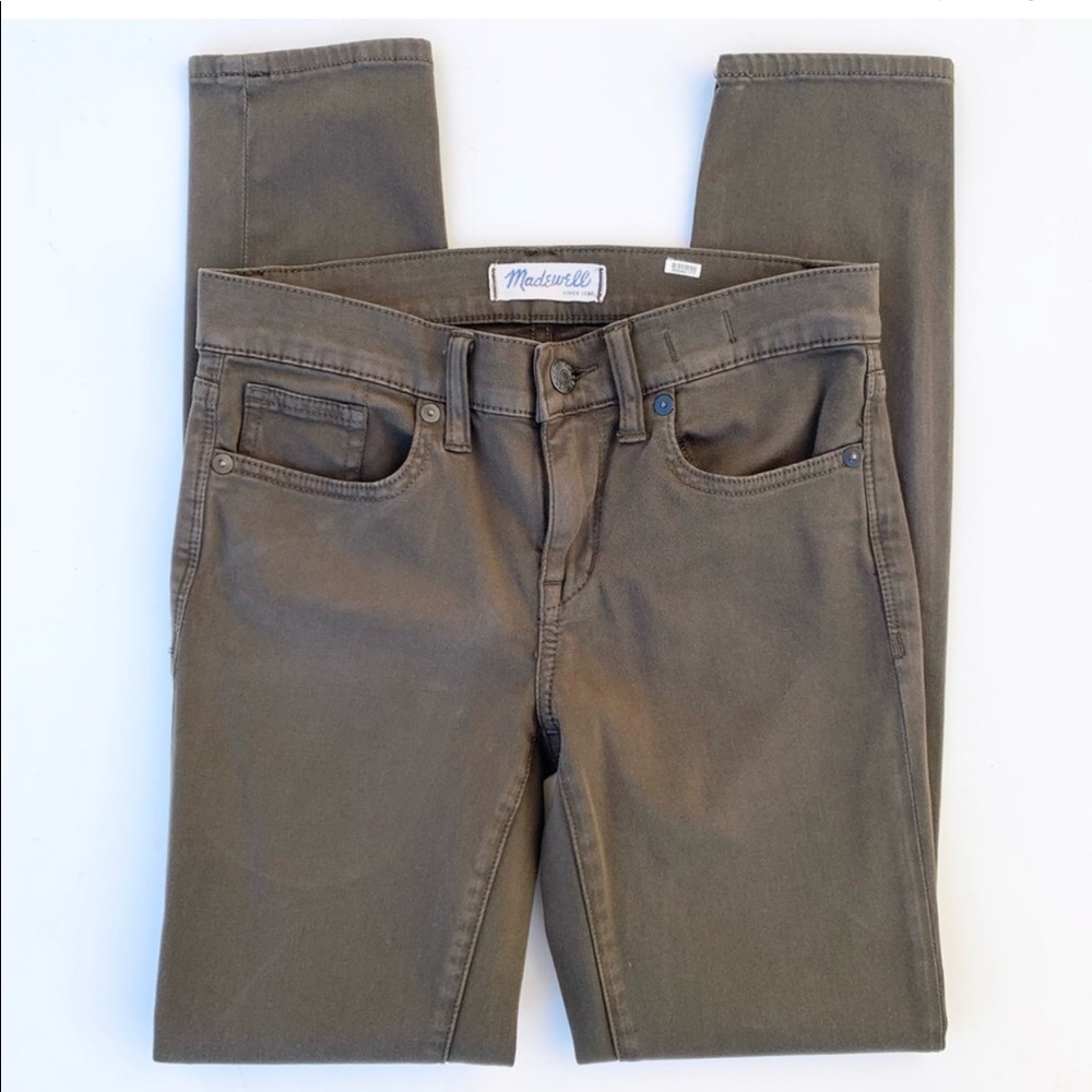 MADEWELL Olive Skinny Skinny Pants